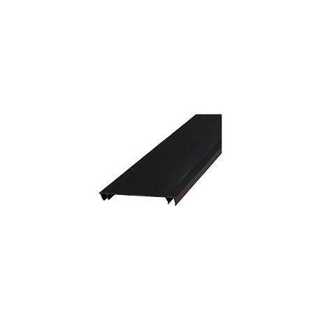 Hinged Duct Cover, PVC,1.5W X 6',Black