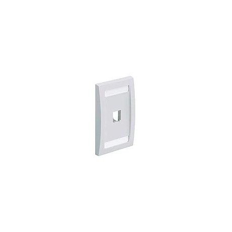 PANDUIT Mini-Com® Placa frontal vertical de una salida - CFPE1WHY