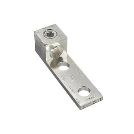 Aluminum Mechanical Lug, 2 Hole, 1 Barre