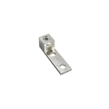 Aluminum Mechanical Lug, 2 Hole, 1 Barre