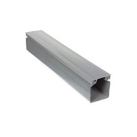 Solid Hinged Duct,PVC,1.5X2X6',Light Gra