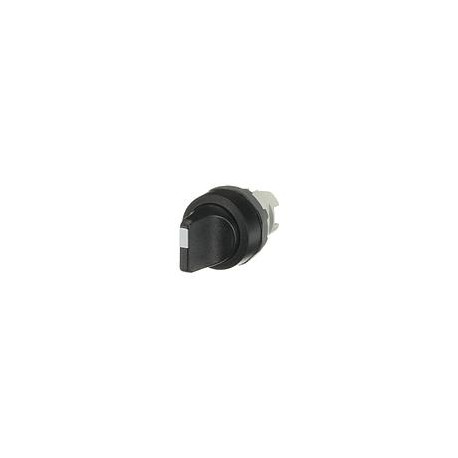 M3SS1-10B Switch selector negro 3 pos. fijas maneta corta, no ilum. agregar holder, contactos Serie Modular