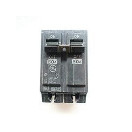 INTERRUPTOR TERMOMAGNETICO, DE 2 POLOS, 50 AMPERES, CON IAC 10 KA GE