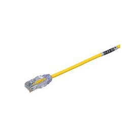 Cat 6A 28AWG UTP Patch Cord, CM/LSZH, Ye