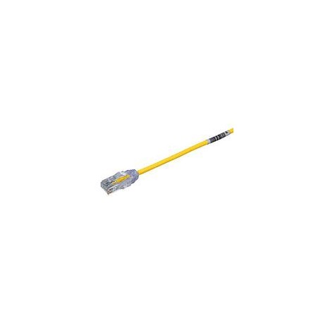 Cat 6A 28AWG UTP Patch Cord, CM/LSZH, Ye