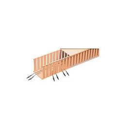 Channel, Slotted Wall, 4" x 4" (100mm x