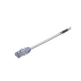 PANDUIT Cable  de parcheo de diámetro reducido,Categoría 6A, 28 AWG
UTP, longitud 8”, blanco mate. - UTP28X8IN