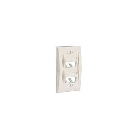 Faceplate, 4 Port, Executive, Sloped, Ul