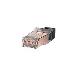 Shielded   Cat6A Plug Package Qty 100 Ca