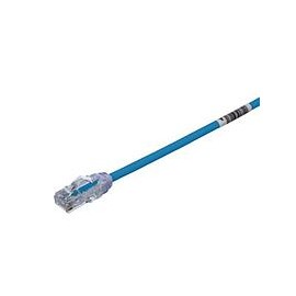 PANDUIT Cable  de parcheo de diámetro reducido,Categoría 6A, 28 AWG
UTP, longitud 8”, azul. - UTP28X8INBU