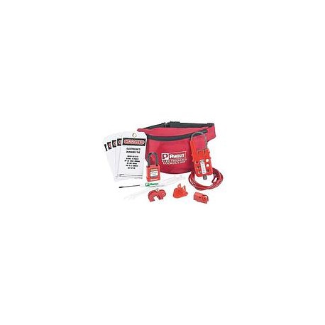 Electrician's Lockout Kit, Red, 1/ kt