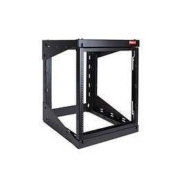 SWING OUT RACK 12U 24IN BLK