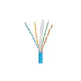 PANDUIT Cable de cobre blindado, Categoría 6 F/UTP, 23 AWG - PFL6004BUG