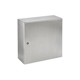 HOFFMAN Gabinete Mediano de Montaje en Pared, Series Gl66, Acero inoxidable, Gris - M300300210GSS