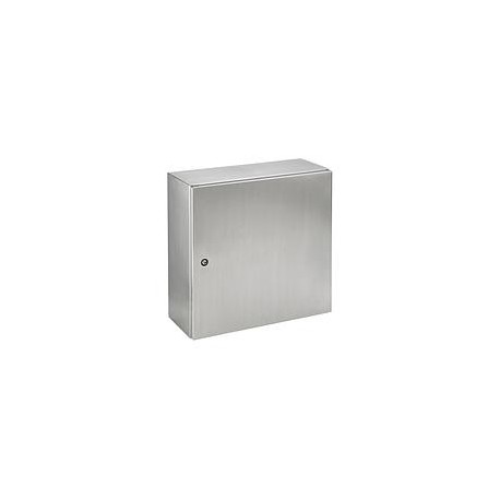 HOFFMAN Gabinete Mediano de Montaje en Pared, Series Gl66, Acero inoxidable, Gris - M300300210GSS