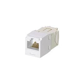 PANDUIT Conector Mini-Com™  RJ45, Categoría 6, UTP, blanco. - CJ688TGWH