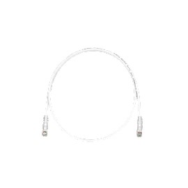 PANDUIT Cable de conexión UTP, Categoría 6, 24 AWG, Rendimiento mejorado, Blanco - UTPSP7Y