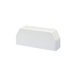 PANDUIT Tapa extremo T-70, PVC, Blanco - T70ECWH