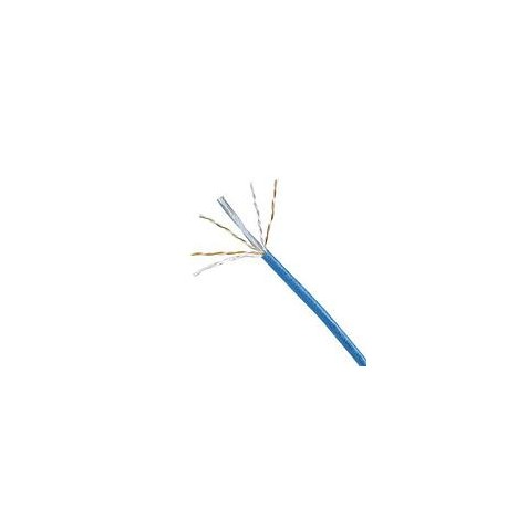 PANDUIT X6000™ Cable de cobre de 4 pares, UTP, de categoría 6 Mejorada, 23 AWG, UTP, azul - PUR6004BU-FE