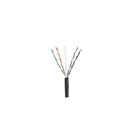 PANDUIT TX6™Bobina de Cable de Cobre U/UTP,  Categoría 6, 23 AWG, Negro - PUO6C04BL-CEG