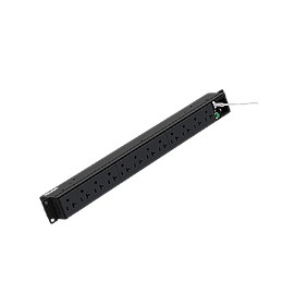 PANDUIT PDU Básica, 12 Contactos NEMA 5-20R, Instalación Horizontal, Negro - P12B01M