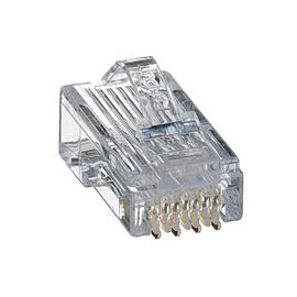 PANDUIT Conector modular UTP, 24 AWG, categoría 5e, Transparente - MP588C