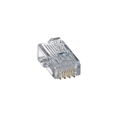 PANDUIT Conector modular UTP, 24 AWG, categoría 5e, Transparente - MP588C