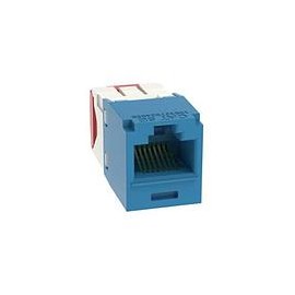 PANDUIT Conector Mini-Com™ RJ45, Categoría 5e, UTP, azul. - CJ5E88TGBU