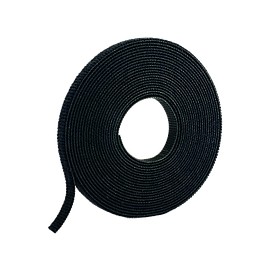 PANDUIT Rollo de Cinta de Contacto, Velcro, 4.5m de Largo 19.1 mm de Ancho, Negro - HLS15R0