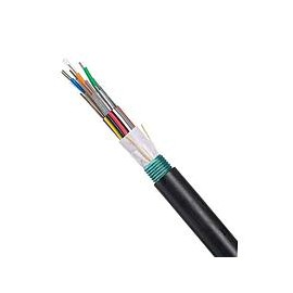 PANDUIT Cable Trenzado con Armadura de 12 Fibras OS1/OS2, 9/125, Monomodo, p/Exterior, Negro - FSWN912-