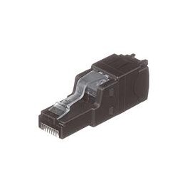 PANDUIT El Plug RJ45  TX6A, UTP, Categoría 6A, Terminable en Campo. - FP6X88MTG