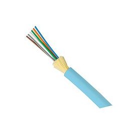 PANDUIT Cable de distribución para interiores de fibra OM3 6 de 50um, conductor vertical (OFNR), fibras reforzadas de 900um - F