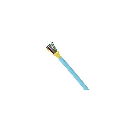 PANDUIT Cable de distribución para interiores de fibra OM3 12 de 50um, conductor vertical (OFNR), fibras reforzadas de 900um - 