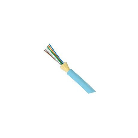 PANDUIT Cable de distribución para interiores de fibra OM3 6 de 50um, conductor vertical (OFNR), fibras reforzadas de 900um - F