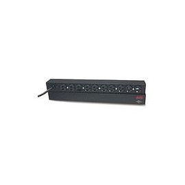 PDU para rack APC, básica, 1 U, 20 A, 120 V, (10) 5-20 5-20P - AP9563