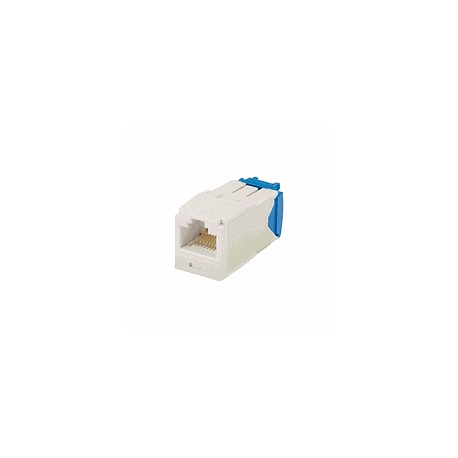 PANDUIT Conector Mini-Com™  RJ45, Categoría 6A, UTP, blanco. - CJ6X88TGWH