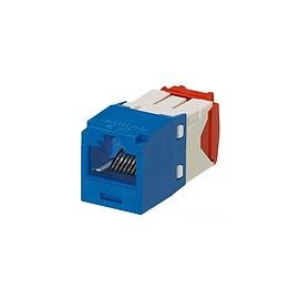 PANDUIT Categoría 5e, 8 posiciones, 8 hilos, azul, módulo universal. - CJ5E88TBU