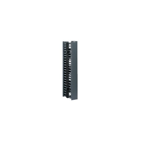 PANDUIT Organizador de Cables Vertical, Doble cara, 45 RU, ABS, Negro - WMPVHC45E