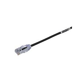 PANDUIT Cable de conexión UTP, Categoría 6, 28 AWG, Enchufes modulares TX6, Negro - UTP28SP7BL