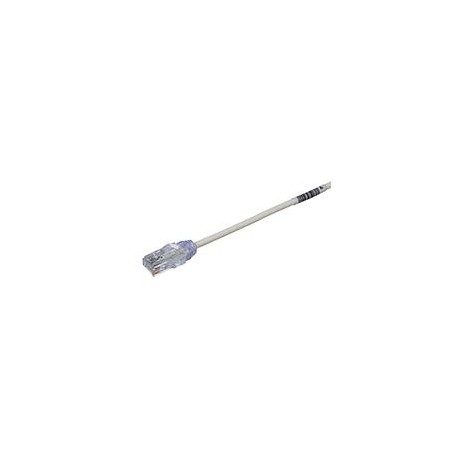 PANDUIT Cable de conexión UTP, 28 AWG, de categoría 6 de alto rendimiento, Conectores modulares TX6, Blanco hueso - UTP28SP10