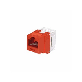 NETKEY Módulo de gato punchdown, cat 6, rojo - NK688MRD