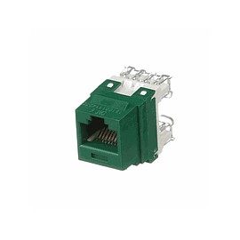 NETKEY Módulo de gato punchdown, Cat 6, Verde - NK688MGR