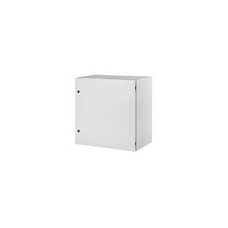 HOFFMAN Gabinete de montaje en pared mediano serie GL66, 600 x 400 x 225 mm, acero, gris claro - M600400225G