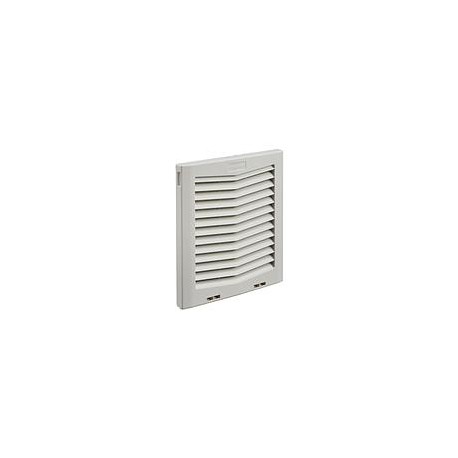 HOFFMAN Rejillas de escape para ventiladores con filtro HG, HF10, Gris - HG1000404