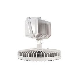 Vigilant High Bay, Circular, 18000 lumens, 144 Watts, 480V, Cool White, Clear Tempered Glass lens,