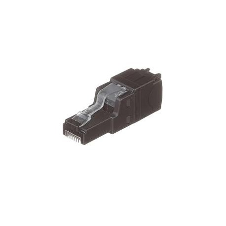 PANDUIT TX6A™ RJ45, Enchufe de Campo UTP, Cat 6A, 22-26 AWG, Negro - FP6X88MTG-X