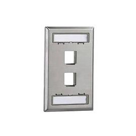 Faceplate, 2 Port, Single Gang, Classic,