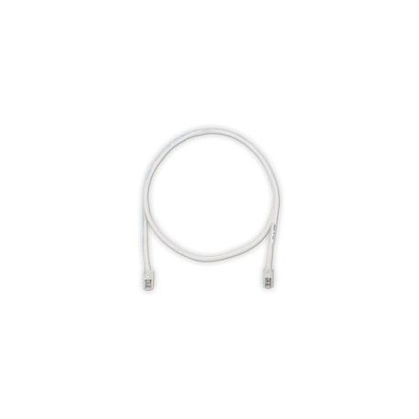 Patch cord de cobre UTP Panduit, Cat 5E, 24 AWG, 14ft, blanco - UTPCH14Y-SLV