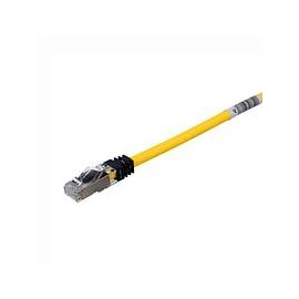 Copper Patch Cord, Cat 6A, Yellow S/FTP