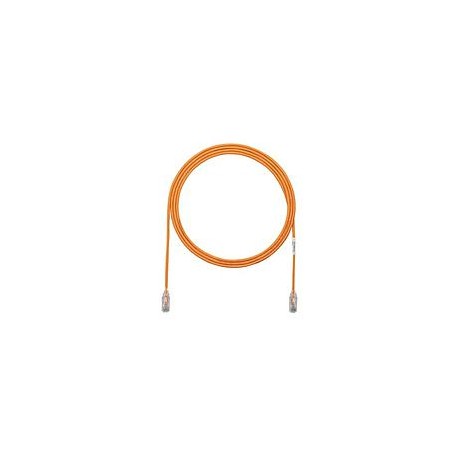 Patch cord de cobre UTP Panduit, Cat 6, 28 AWG, 7ft, naranja - UTP28SP7OR